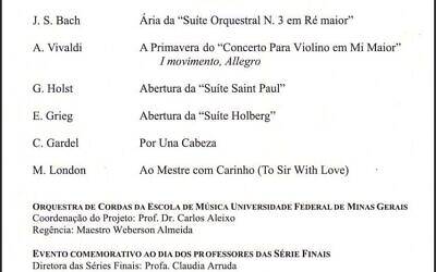 FOYER MUSIC SERIES: Concert in celebration of teacher’s day – Maddox Theater Foyer – 2018